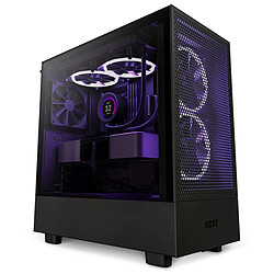 Boîtier ATX semi-tour NZXT H5 Flow Noir