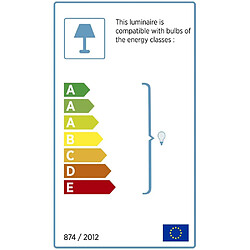 Acheter Hanah Home Lampadaire en MDF et PVC Floor chêne et blanc.