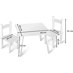 Avis Leomark Table et 2 chaises enfant Hiboux