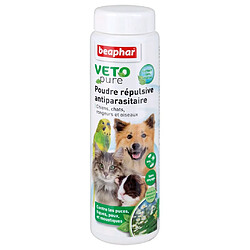 Beaphar Vetopure Poudre Antiparasitaire Chien, Chat, Rongeur et Oiseau 