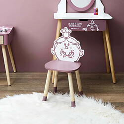 Chaise en bois pour enfant Monsieur madame Madame princesse.