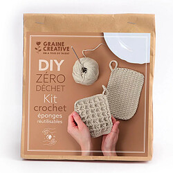 Graines Creatives Kit DIY - Éponges réutilisables - eco friendly