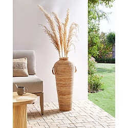 Beliani Rotin Vase décoratif 70 cm Naturel ELATIA