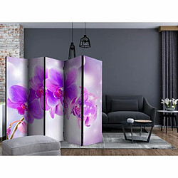 Paris Prix Paravent 5 Volets Purple Orchids 172x225cm