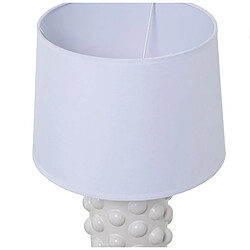 Lampe de bureau Alexandra House Living Blanc Multicouleur Céramique 40 W 28 x 49 x 28 cm pas cher