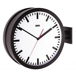 Alpexe Horloge murale 38 cm Analogiques Noir/Blanc