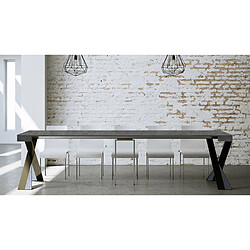 Itamoby Console design extensible 90x40-300 cm table moderne Diago Concrete pas cher