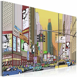 Paris Prix Tableau Imprimé Cartoon City 60 x 90 cm