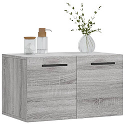 Avis Maison Chic Armoire murale,Meuble de Rangement pour salon,cuisine Sonoma gris 60x36,5x35 cm Bois d'ingénierie -MN79192