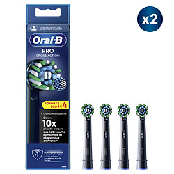 Oral-B Pro Cross Action Noire - 8 Brossettes 