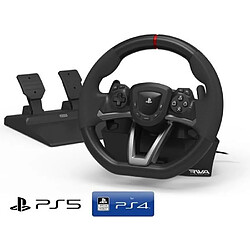 Volant PS5 et pédales Sony Playstation 5 sous licence PS4/PS5/PC [Nouveau modèle compatible avec PS5]