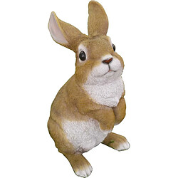 Jardindeco Lapin debout en résine 25.5 cm. Lapin debout en résine 25.5 cm