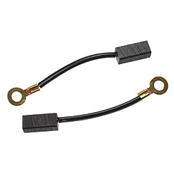 vhbw 2x Balais de charbon pour moteur 6,3 x 5 x 14mm compatible avec Fein MSD 636 outil électrique / meuleuse d'angles / scie sauteuse 