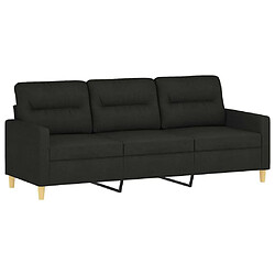 Acheter Maison Chic Ensemble de canapés 2 pcs avec coussins, Canapé droit Sofa pour Salon Noir Tissu -GKD377468