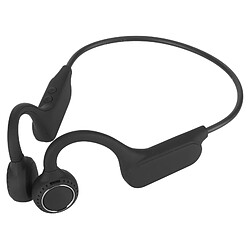 Universal Casque à conduction osseuse Bluetooth5.0 IP56 étanche à la poussière écouteurs de sport sans fil avec micro intégré pour la randonnée 