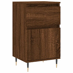 Acheter Maison Chic Ensemble de 2 Buffets,commode,console pour rangement chêne marron 40x35x70 cm bois d'ingénierie -MN18426