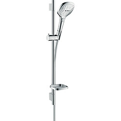 Hansgrohe - Set de douche Raindance Select E 120 3 jets avec barre Unica'S puro 65 cm et porte-savon chromé