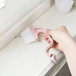 Wewoo Brosse de nettoyage pour rainure fenêtre Outil pour petite brosse, pour crevasse (rose nordique) pas cher