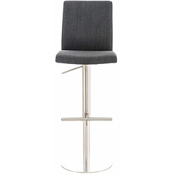 Non Tabouret de bar Cadiz tissu acier inoxydable