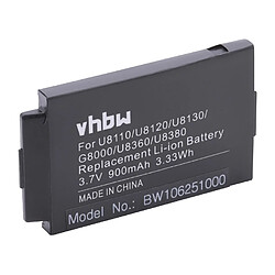 vhbw Batterie remplacement pour LG BSL-42G pour smartphone (900mAh, 3,7V, Li-ion) 