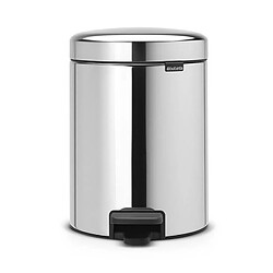 Poubelle à pédale 5l brilliant steel - 112621 - BRABANTIA