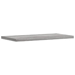 Avis vidaXL Étagères murales 8 pcs sonoma gris 40x20x1,5 cm bois ingénierie