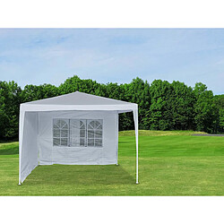 Habitat Et Jardin Toile blanche de remplacement pour tente de réception - Cloison de gazebo - 1.9 x 2.9 m