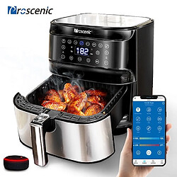 PROSCENIC Friteuse sans Huile Électrique 5.5L 1700W, Application ou Alexa Connecté, Friteuse à Air Chaud avec Recette de Cuisine, Affichage LED 