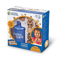 Learning Resources Smart Counting Cookies, Toddler Counting & Sorting Skills, Ensemble de 13 pièces, Compétences mathématiques précoces pour les enfants, Nourriture pour les tout-petits, Biscuits aux pépites de chocolat, 13 pièces, à partir de 2 ans