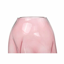 Paris Prix Vase Design en Verre Soufflé Diney 25cm Rose