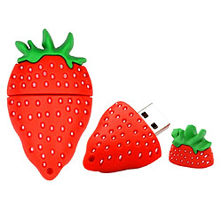 Wewoo Clé USB MicroDrive 8 Go USB 2.0 Fruit Strawberry U Disk