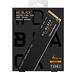 Sandisk WD BLACK SN850X PCIe Gen 4 Game SSD 4TB