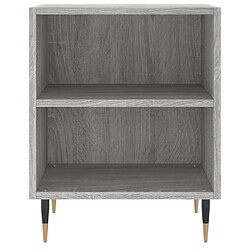 Acheter Maison Chic Table de chevet,Table de nuit,Table d'appoint pour salon sonoma gris 40x30x50 cm bois d'ingénierie -MN84759