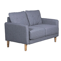 Canapé Alexandra House Living Gris 131 x 75 x 86 cm