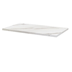 Restootab Plateau 140x70 decor marbre blanc