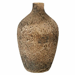 Paris Prix Vase Rond en Verre Design Wyll 49cm Marron