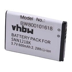 vhbw Li-Ion batterie 550mAh (3.7V) pour téléphone portable mobil smartphone Motorola WX288, WX390, WX395 