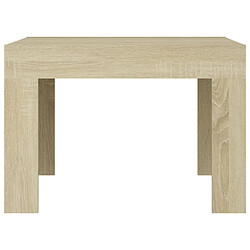 Acheter vidaXL Table basse Chêne sonoma 50x50x35 cm Bois d'ingénierie