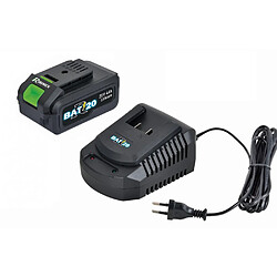 Kit chargeur rapide + batterie 20v 4ah - prbat20/kit4 - RIBIMEX