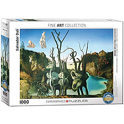 EuroGraphics Salvador Dalí Cygnes Reflétant Éléphants Puzzle 1000 Pièces 6000-0846 