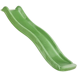 Kbt Glissière de toboggan avec vague en PEHD Tweeb 175cm vert pomme. Glissière de toboggan avec vague en PEHD Tweeb 175cm vert pomme