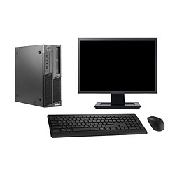 PC Lenovo M90 SFF Ecran 19" Intel Core i5-650 RAM 4Go Disque 2To Windows 10 Wifi - Occasion