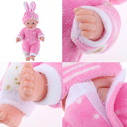 30cm Full Vinyl Reborn Baby Baby Newborn Doll u0026 Vêtements Enfants Playmate Rose pas cher