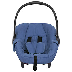 vidaXL Siège d'auto pour bébé Bleu marine 42x65x57 cm