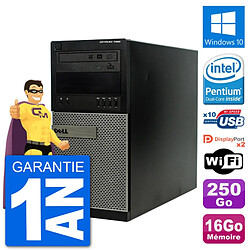 PC Tour Dell 7020 Intel Pentium G3220 RAM 16Go Disque Dur 250Go Windows 10 Wifi · Occasion 