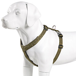 Universal Collier de chien en nylon de conception et harnais de chien réflecteur souple harnais de chien en nylon harnais de chien de sécurité pit taureau | harnais (vert) pas cher