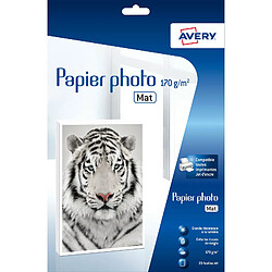 Avery Papier photo mat supérieur A4 (20 feuilles)