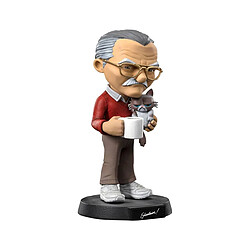 IRON STUDIOS Stan Lee - Figurine Mini Co. Stan Lee with Grumpy Cat 14 cm