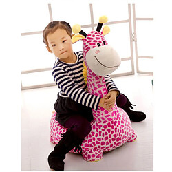 Universal Cartoon siège enfant siège canapé confort coton animal girafe petite grande taille bébé chaise portable cadeau enfant | Peluche (rose) pas cher