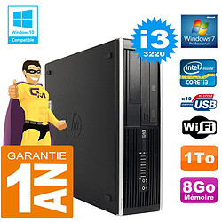 PC HP Compaq 8300 SFF Core I3-3220 Ram 8Go Disque 1 To Graveur DVD Wifi W7 - Occasion